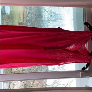 Hot pink Essie dress